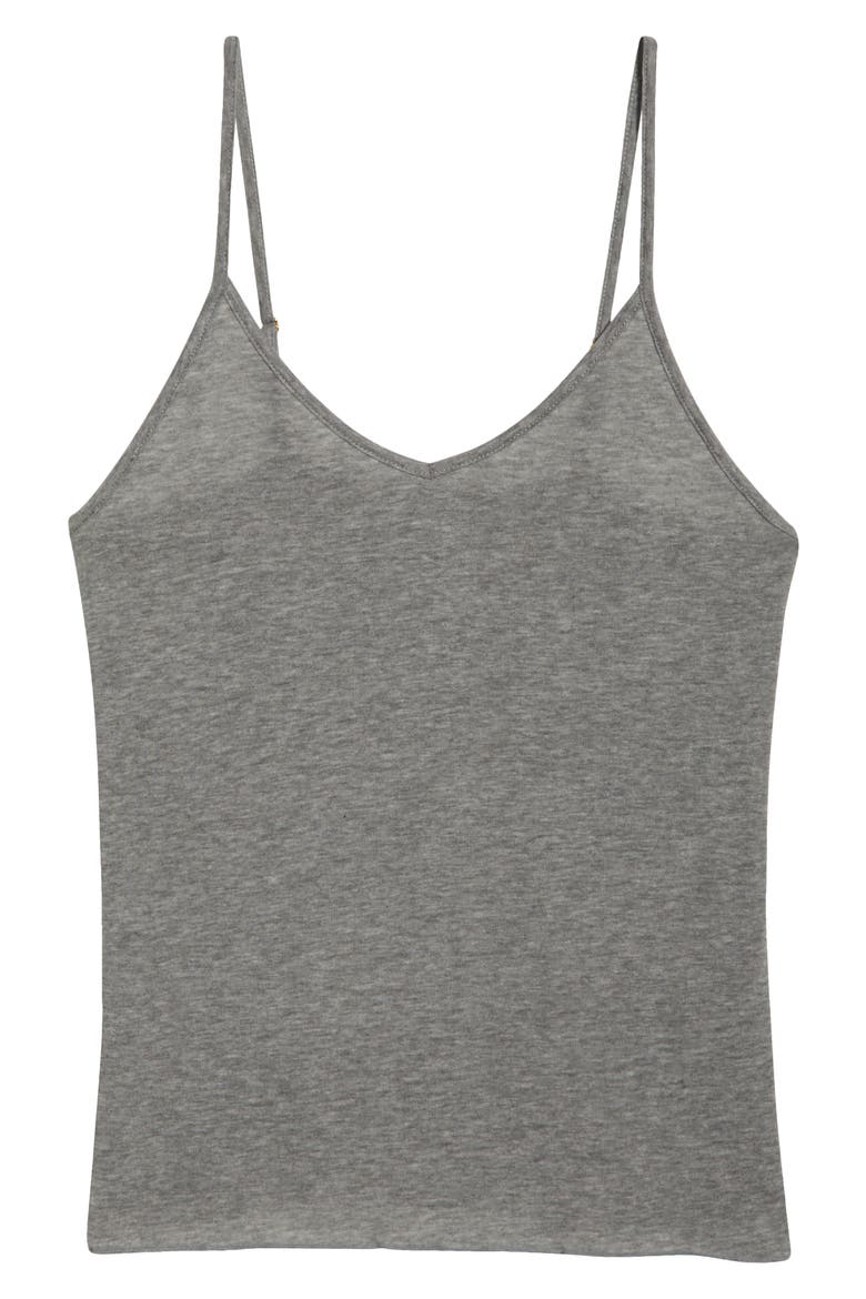 Luxe Delicate Layering Camisole, Alternate, color, GREY HEATHER