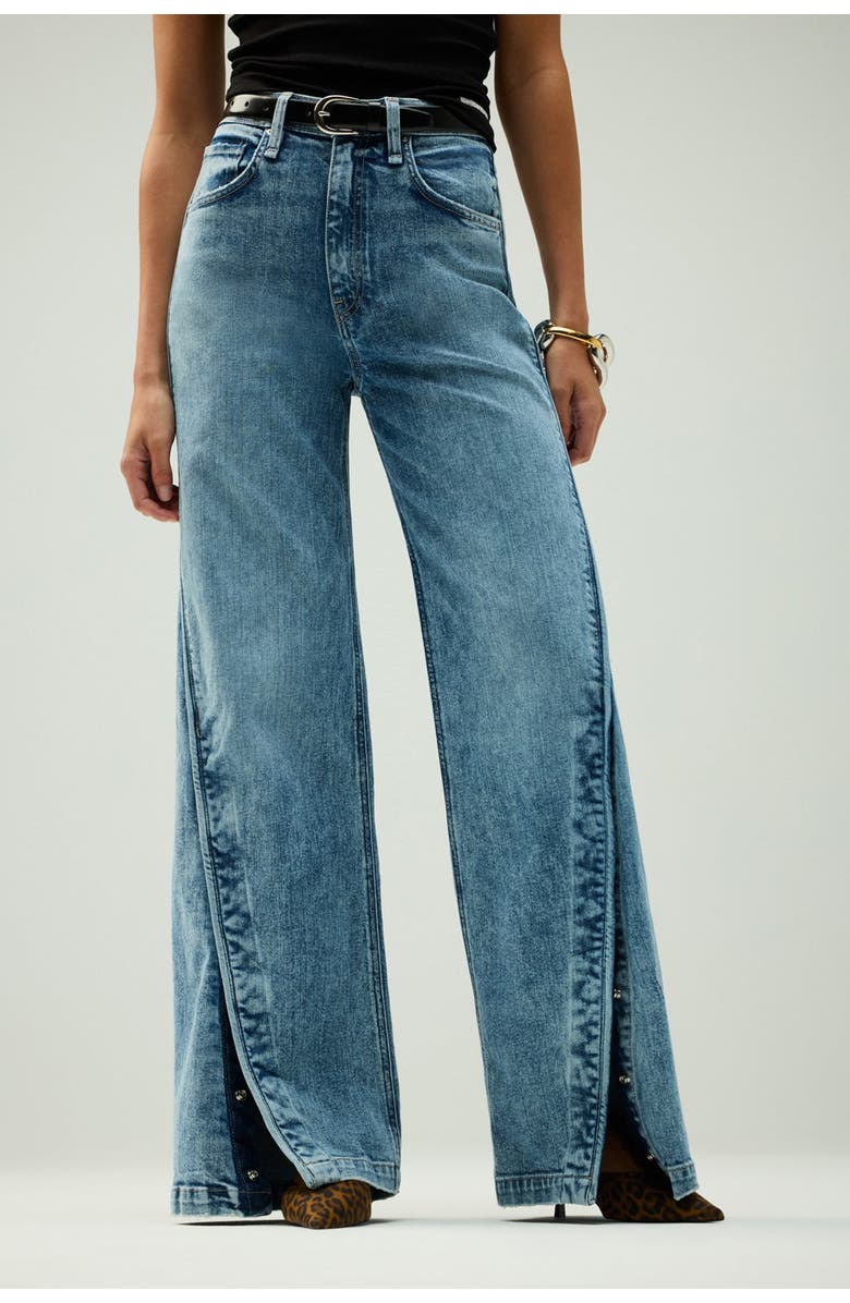 Hudson Jeans James High-Rise Wide Leg W/ Forward Seam, Alternate, color, 