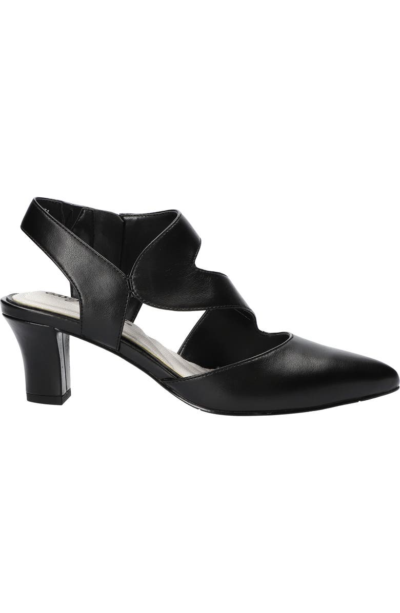 EASY STREET Venue Strappy Pump - Wide Width Available, Alternate, color, Black/ Gore