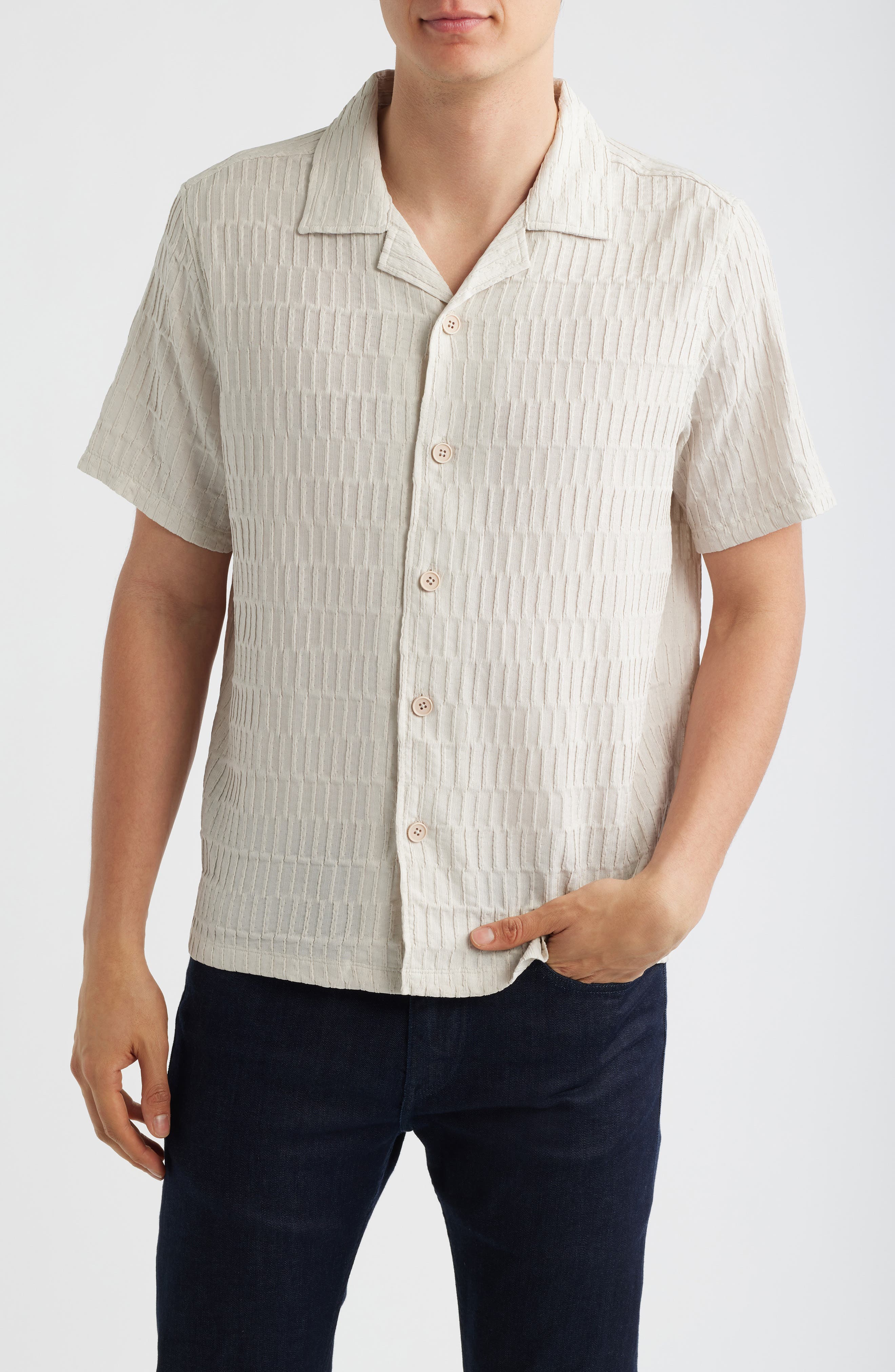 Vaerik Textured Camp Shirt - image 3