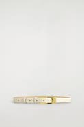 COS Elongated-buckle Leather Belt