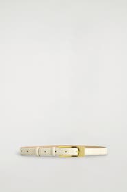 COS Elongated-buckle Leather Belt