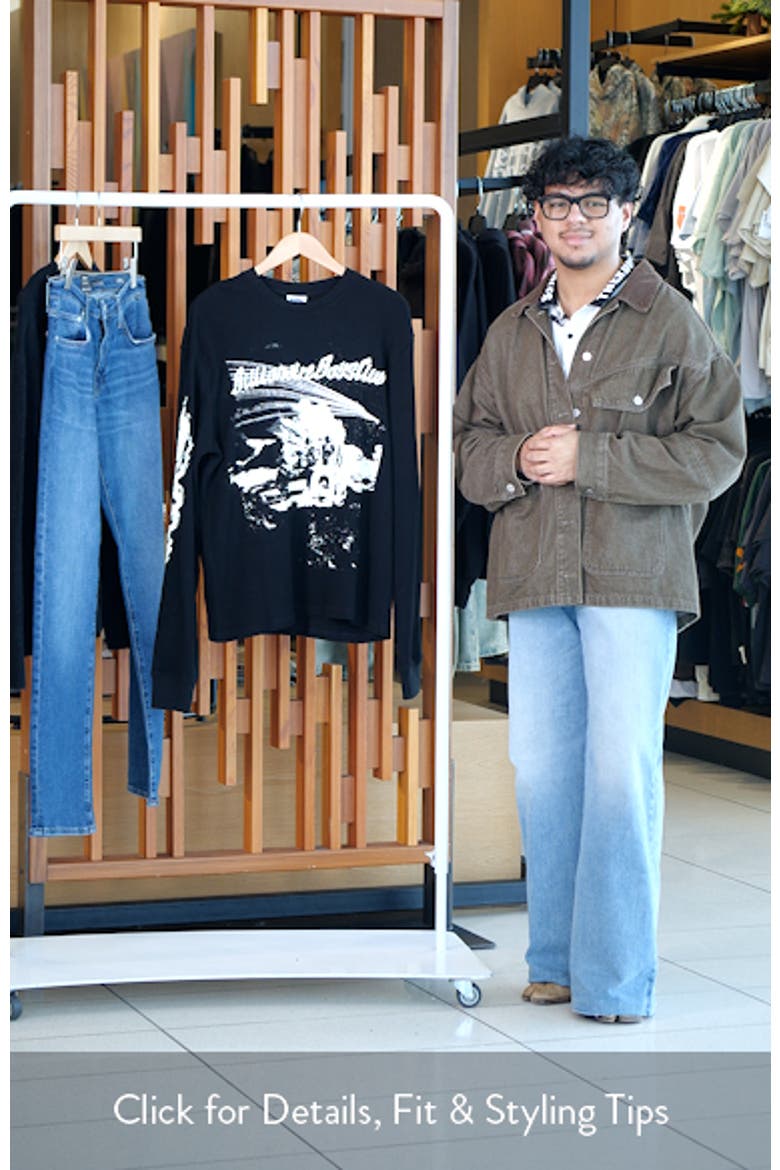 I Need Space Long Sleeve Cotton Knit Shirt video