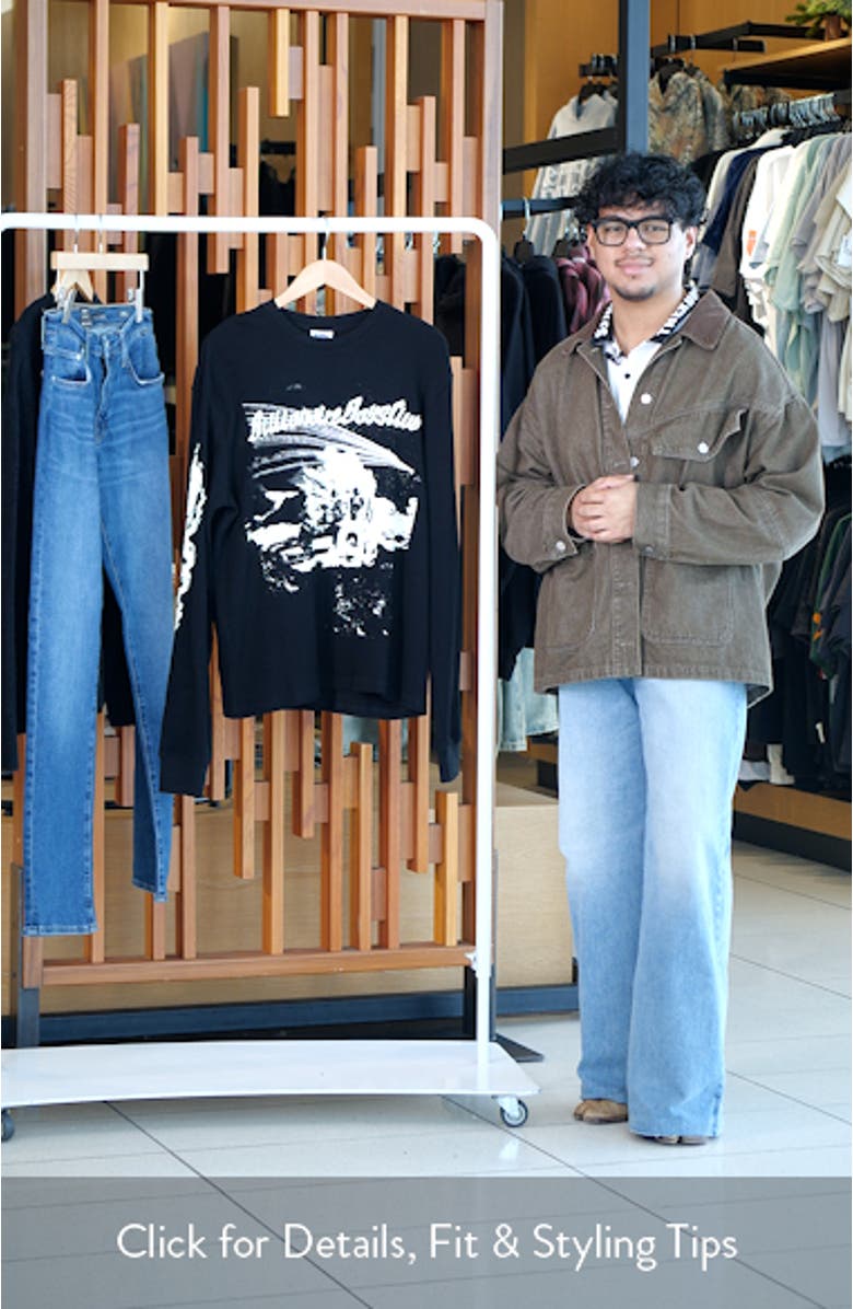 I Need Space Long Sleeve Cotton Knit Shirt, sales video thumbnail