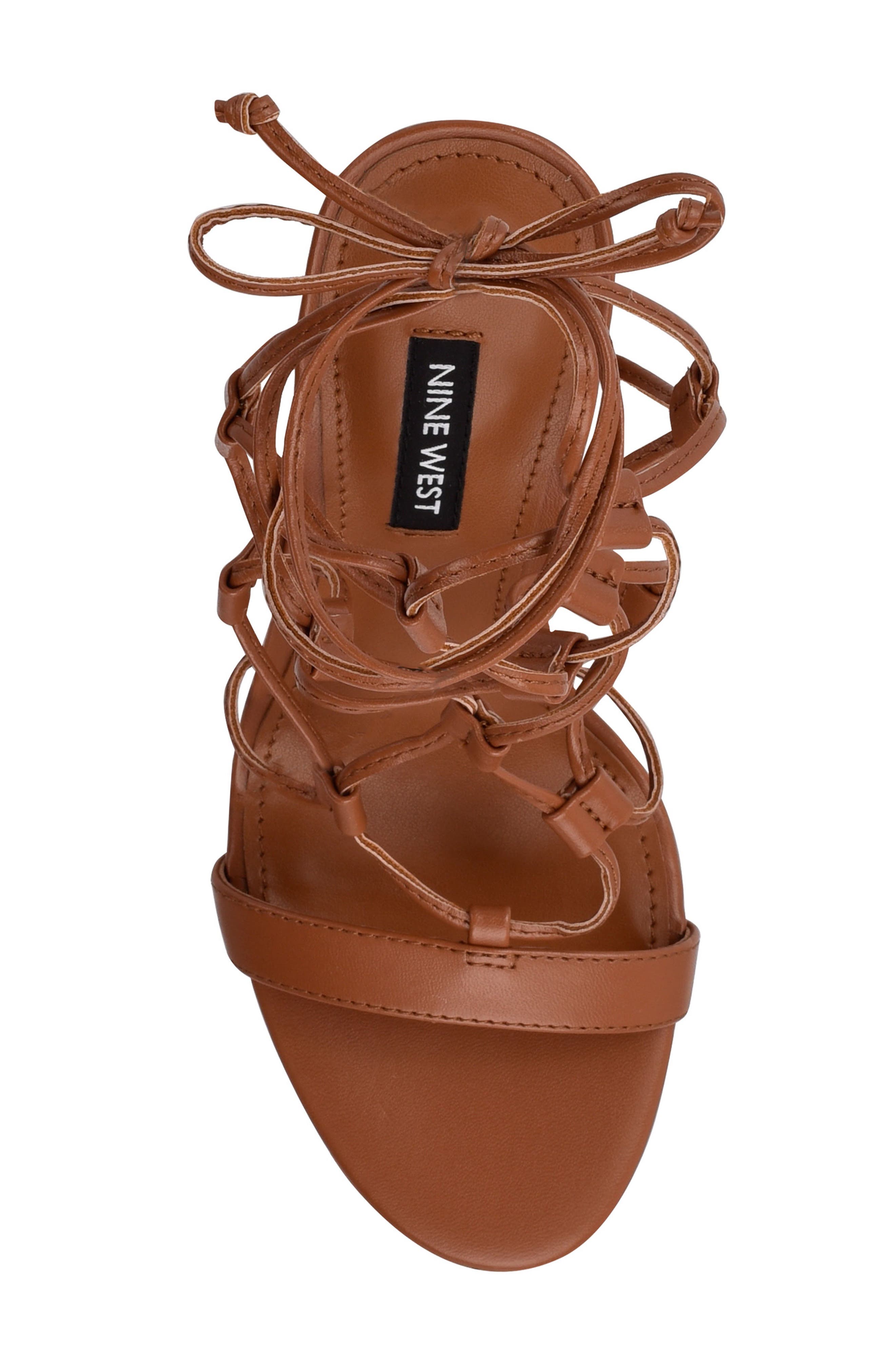 Mix Lace-Up Sandal, Alternate, color, LIGHT BROWN