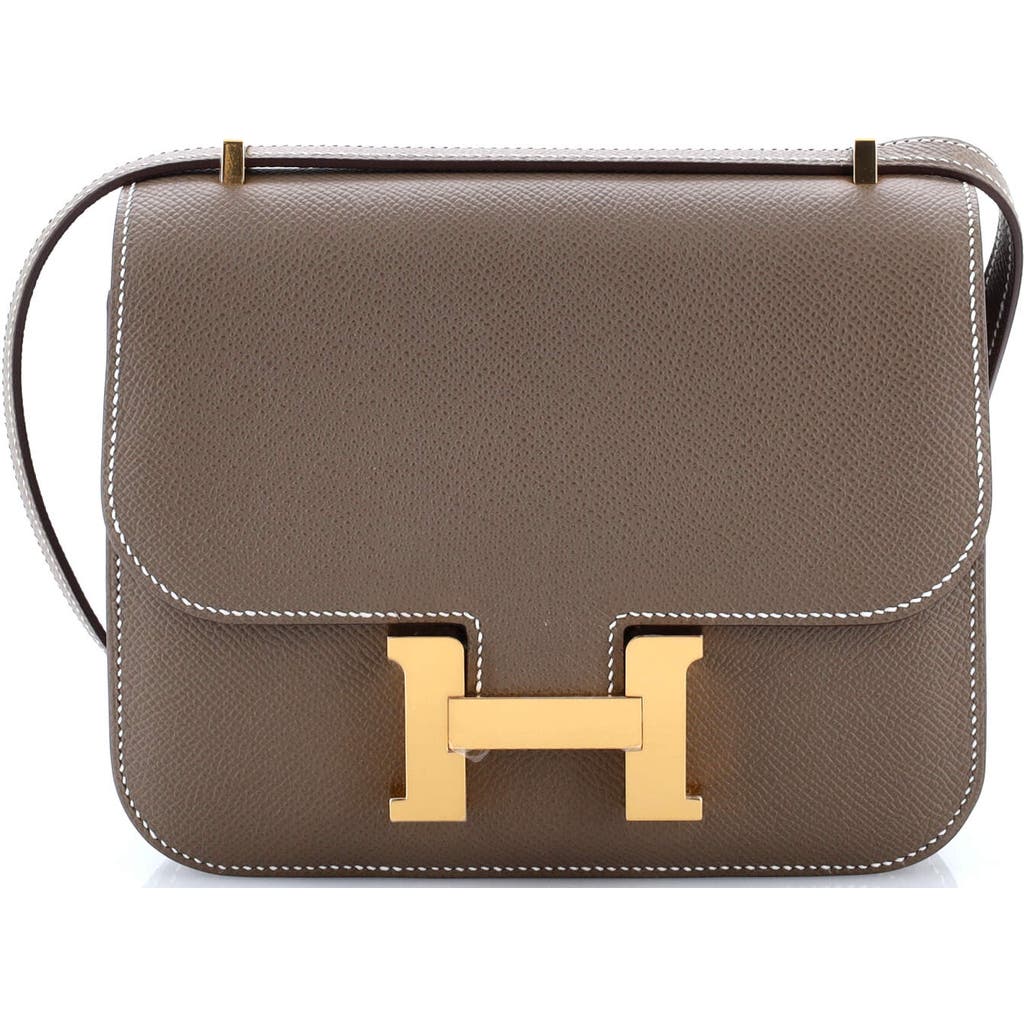Pre-owned Hermes Hermes Constance Nm Bag Epsom 18 In Brown