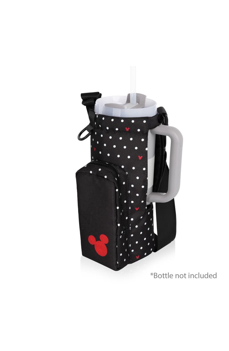 Oniva Mickey Mouse Eclipse Tumbler Tote, Alternate, color, Black With Polka Dots