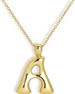 MOD AND JO Blake Bubble Letter Pendant Necklace