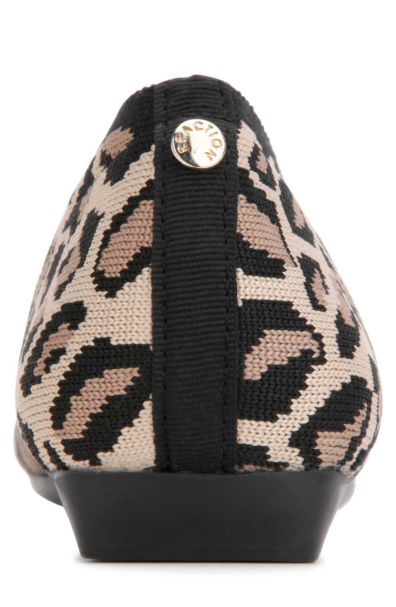 Square Toe Knit Ballet Flat, Alternate, color, LEOPARD