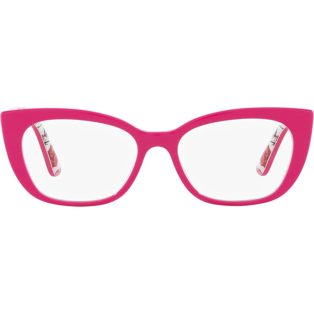 Dolce&Gabbana 49mm Cat Eye Optical Glasses in Pink  product