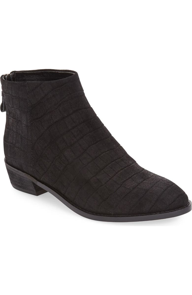 Kelsi Dagger Brooklyn 'Cumberland' Croc Embossed Bootie, Main, color,