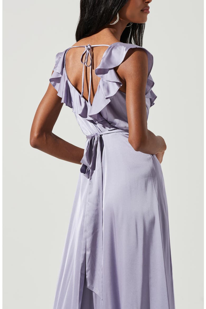 Wilshire Ruffle Dress, Alternate, color, ICY LILAC