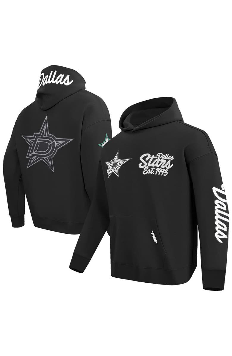PRO STANDARD Men's Pro Standard Black Dallas Stars Paint the City Pullover Hoodie, Alternate, color, Black
