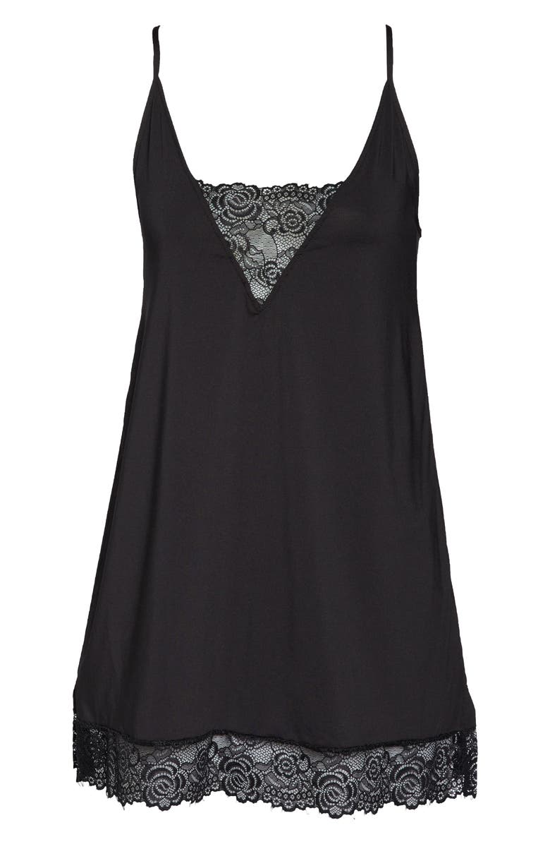 Mapale Babydoll Chemise & G-String Thong Set, Alternate, color, 