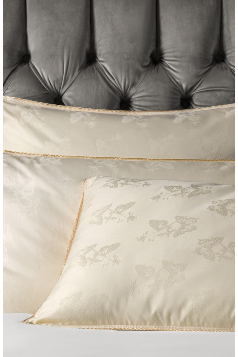 Selena Tussah silk pillow, Alternate, color, White