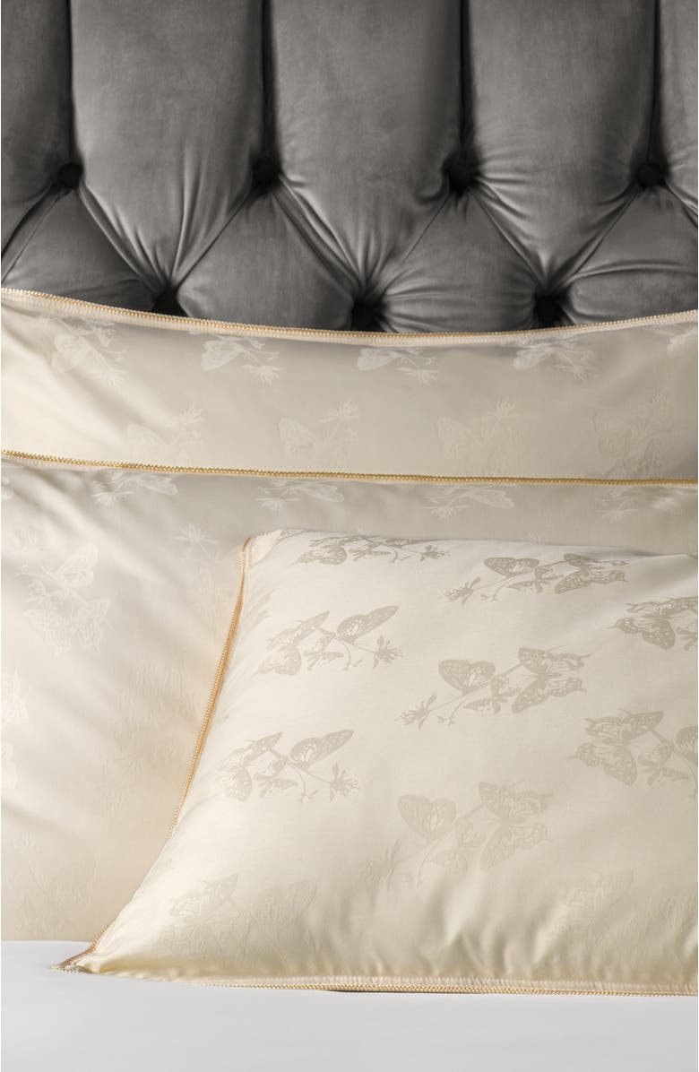 Togas Selena Tussah silk pillow, Alternate, color, White