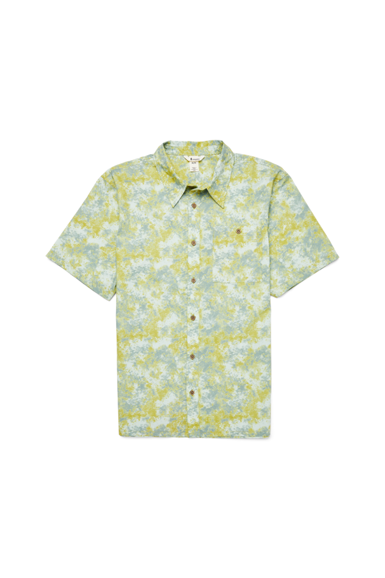 Estival Button Up Shirt - Print - Men's, Alternate, color, Galactic Lemongrass