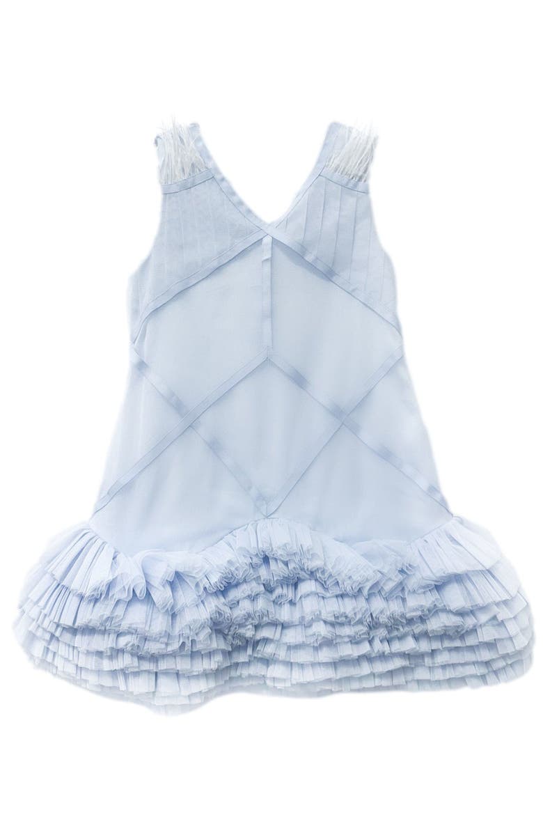Petite Maison Kids Skylar Tulle Tutu Dress, Alternate, color, Baby Blue