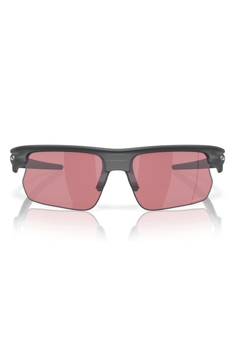 Bisphaera 68mm Prizm™ Gradient Oversize Polarized Rectangular Sunglasses