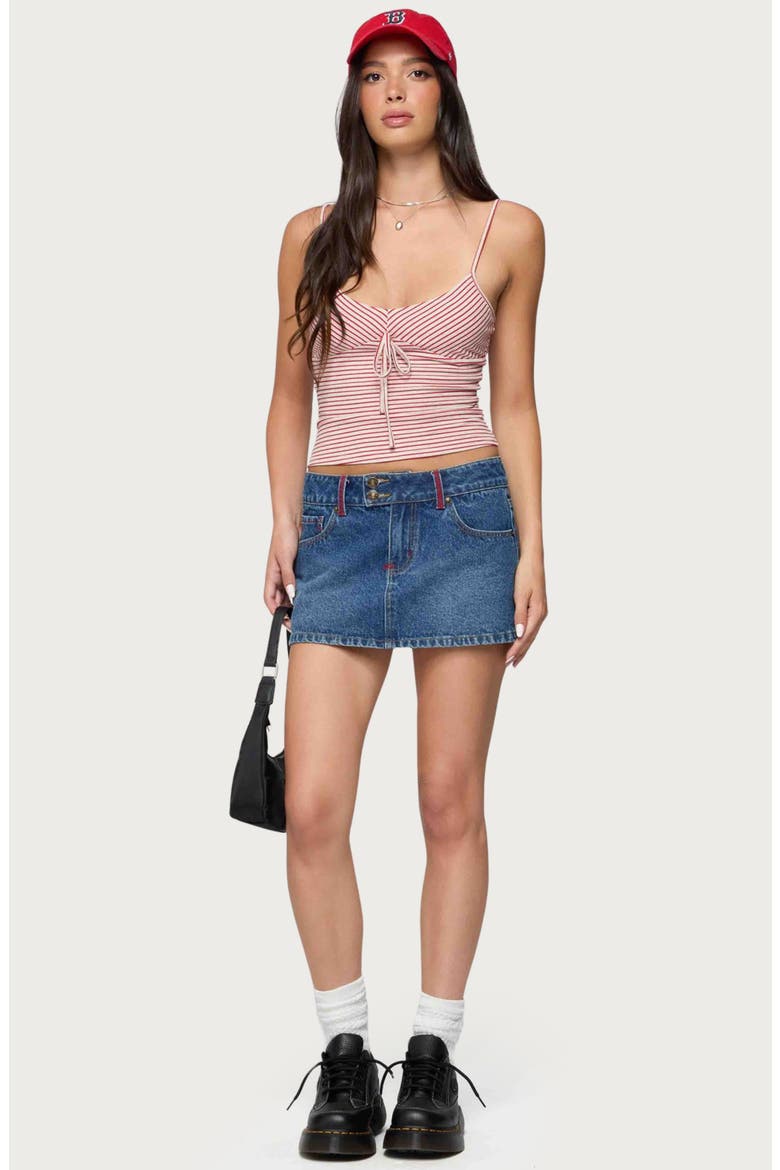 Tova Stripe Camisole, Alternate, color, RED-AND-BEIGE