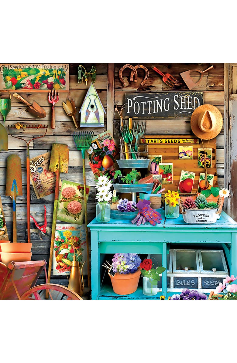 Eurographics The Potting Shed 1000 Piece Puzzle, Alternate, color, Multicolored