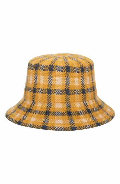 San Diego Hat Knit Checkered Bucket Hat