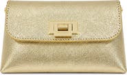 Persaman New York Cecilia Metallic Leather Clutch