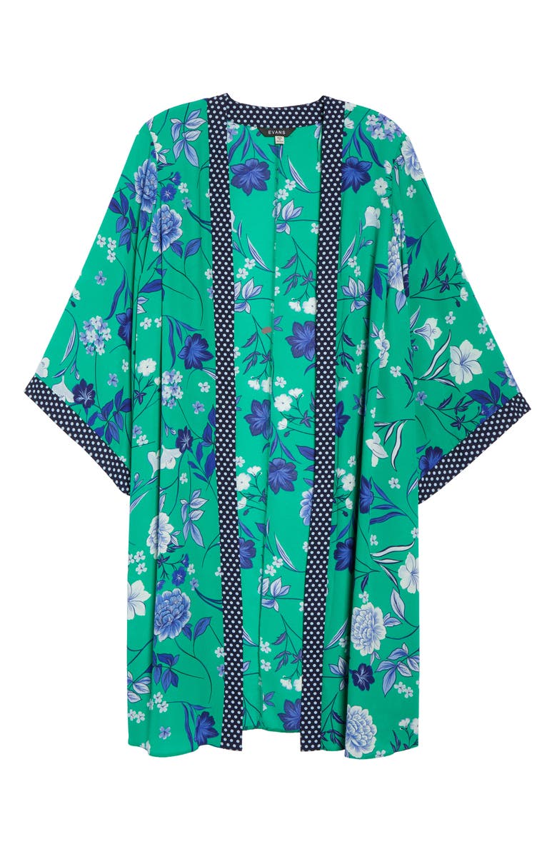 Evans Pattern Mix Kimono, Alternate, color, 