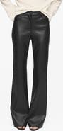 MANGO Connie Flared Faux Leather Pants