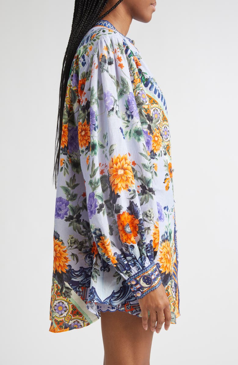 Camilla Luscious in Lisbon Linen Shirt, Alternate, color, Luscious In Lisbon