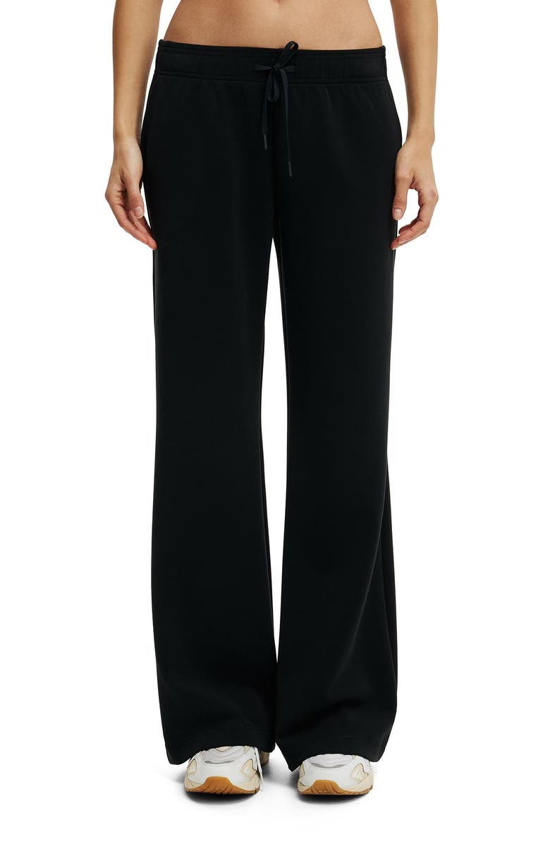 COTTON ON BODY Women's Active Ultimate Soft Wide Leg Pant, Main, color, Black