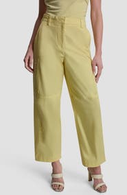 DKNY Stretch Cotton Poplin Cargo Pants