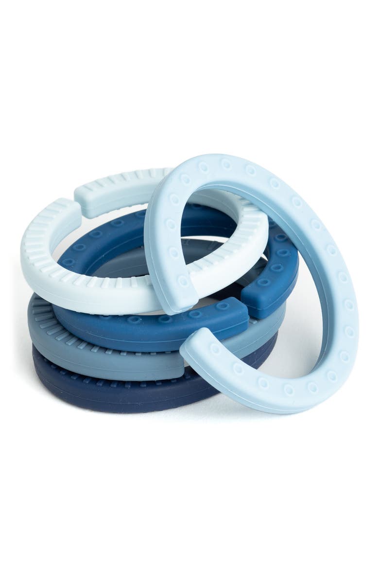 Set of 5 Happy Links Teething Rings, Alternate, color, OPEN MISCELLANEOUS
