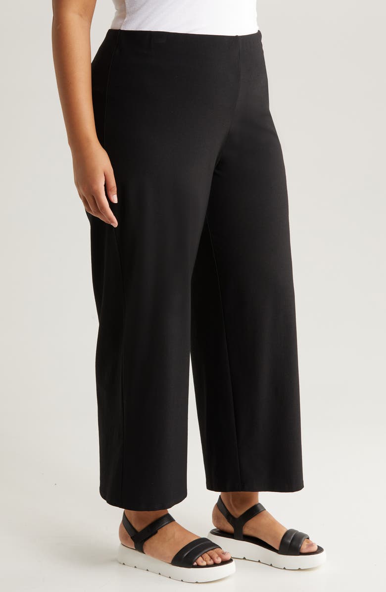 Eileen Fisher Ankle Wide Leg Pants, Alternate, color, 