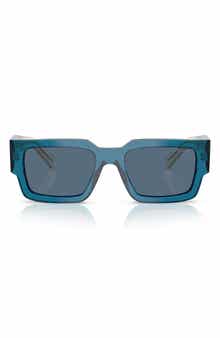 55mm Rectangular Sunglasses