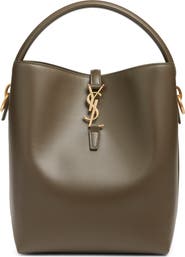 Saint Laurent Le 37 Leather Bucket Bag