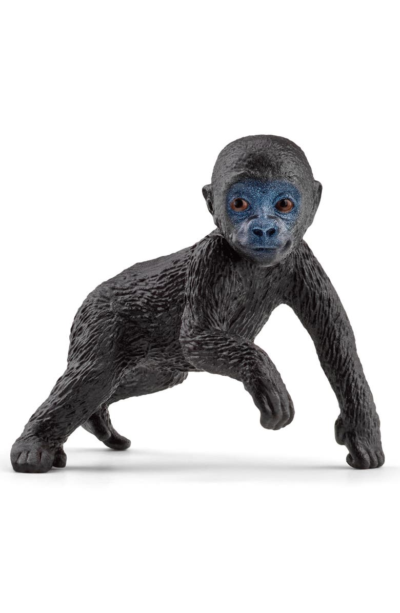 Schleich Wild Life Gorilla Family 3 Piece Animal Figurines, Alternate, color, Multicolored
