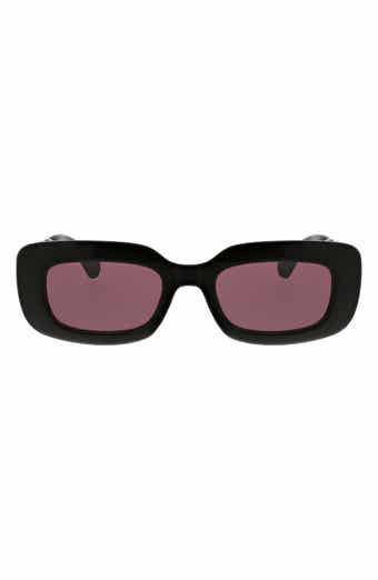 BCBG 49mm Twist Oval Sunglasses