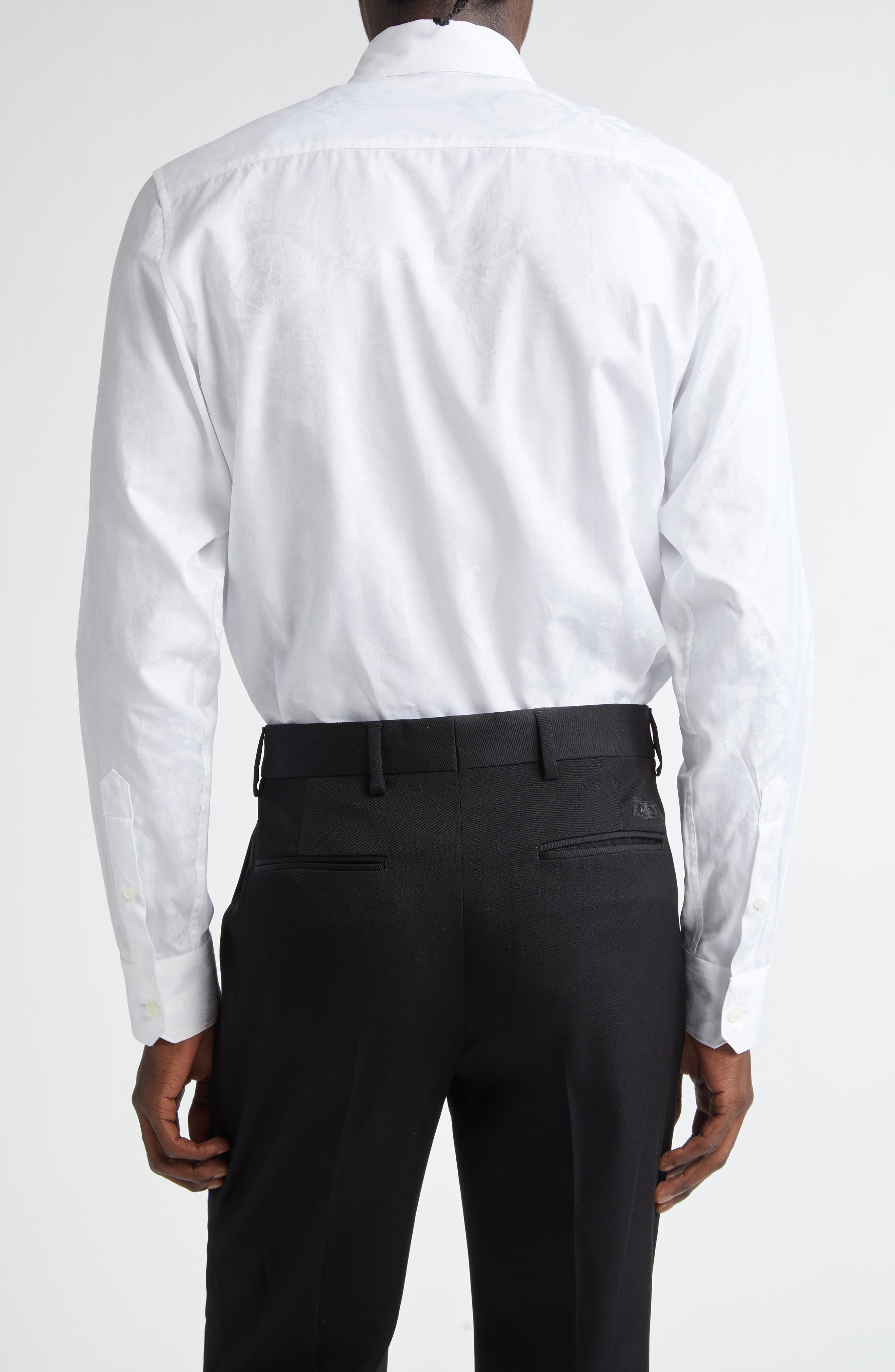 Barocco Jacquard Button-Up Shirt - image 2