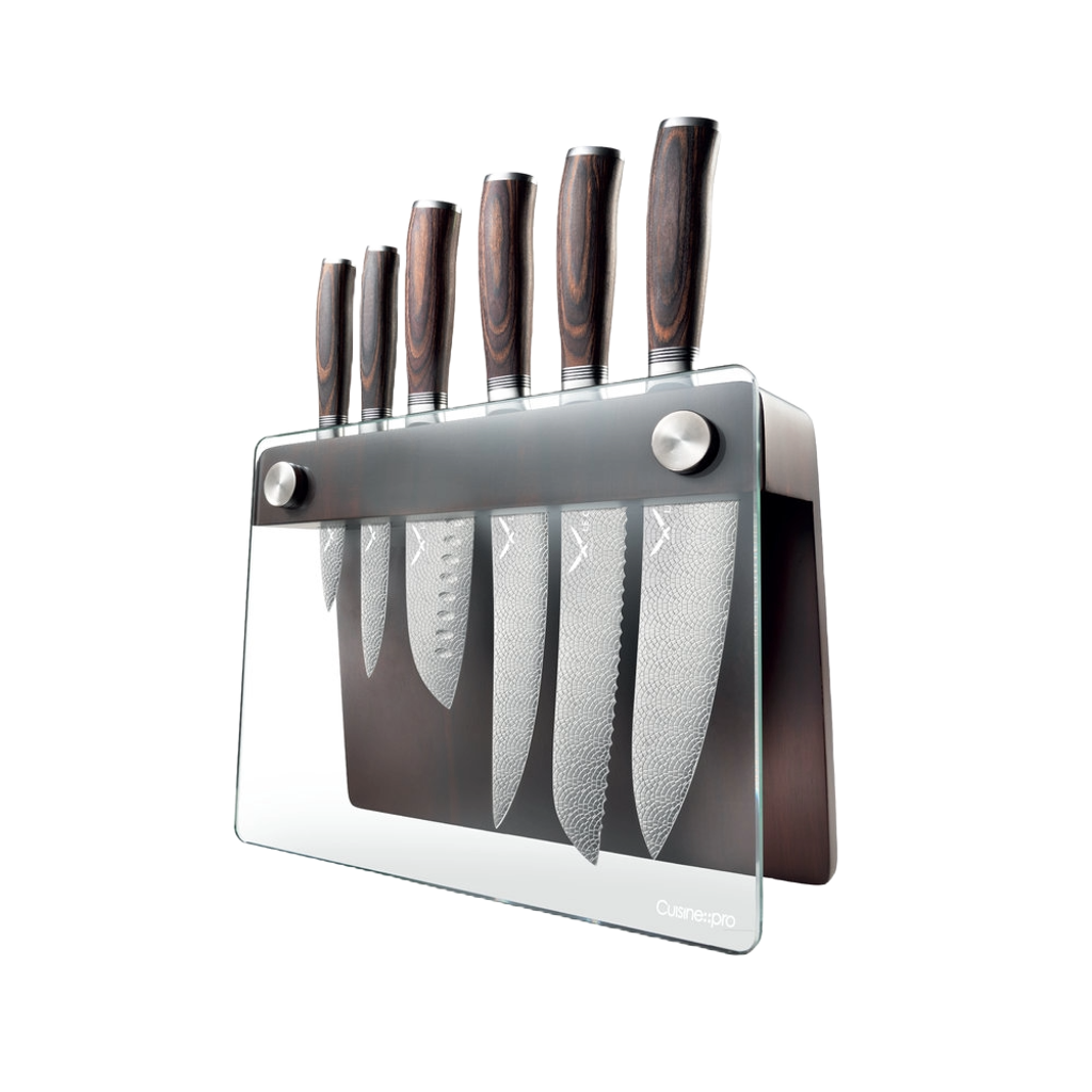 Cuisine::pro ® Le Connoisseur Epicure 7-piece Knife Block In Brown
