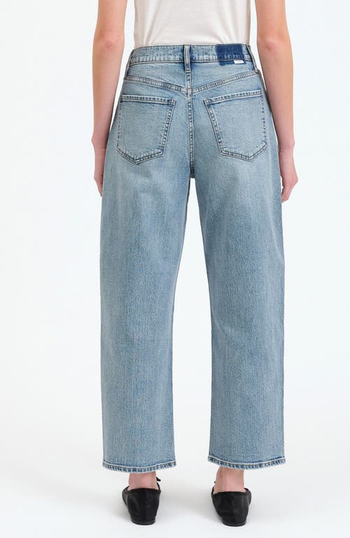 Daze Westward High Waist Ankle Barrel Jeans In Blue