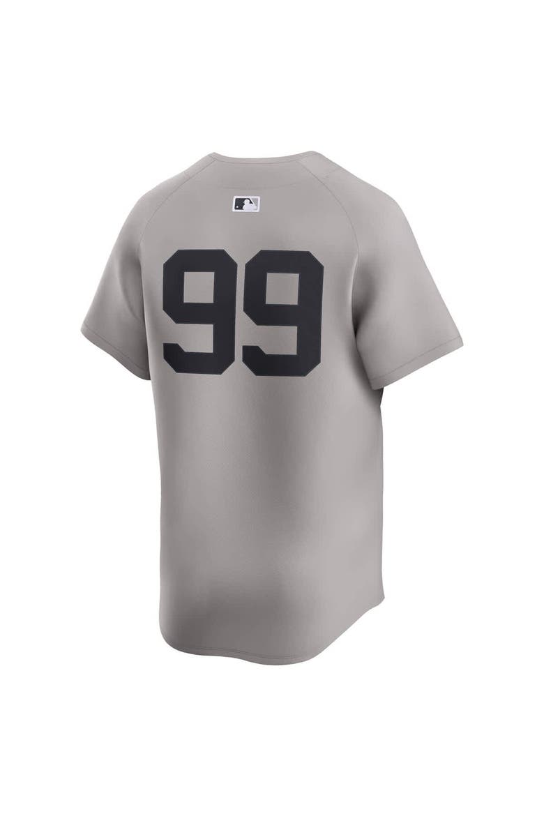 Men's Nike Aaron Judge Gray New York Yankees Road Limited Player Jersey, Alternate, color, Gray