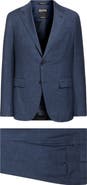 ZEGNA Crossover Prince of Wales Check Wool, Silk & Linen Suit