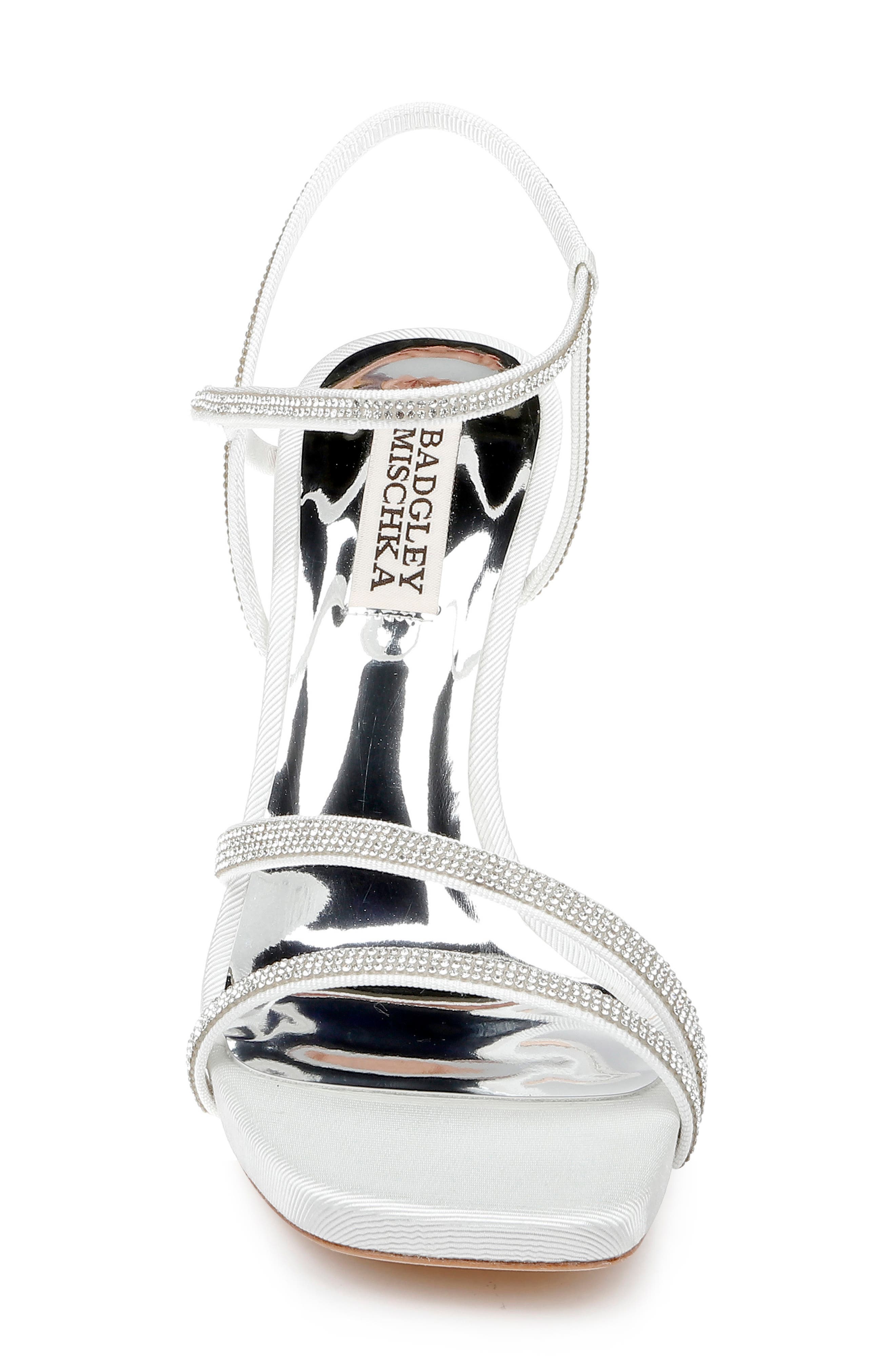 Badgley Mischka Collection Urbana Strappy Sandal, Alternate, color, Soft White