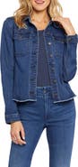 NYDJ Frayed Denim Jacket