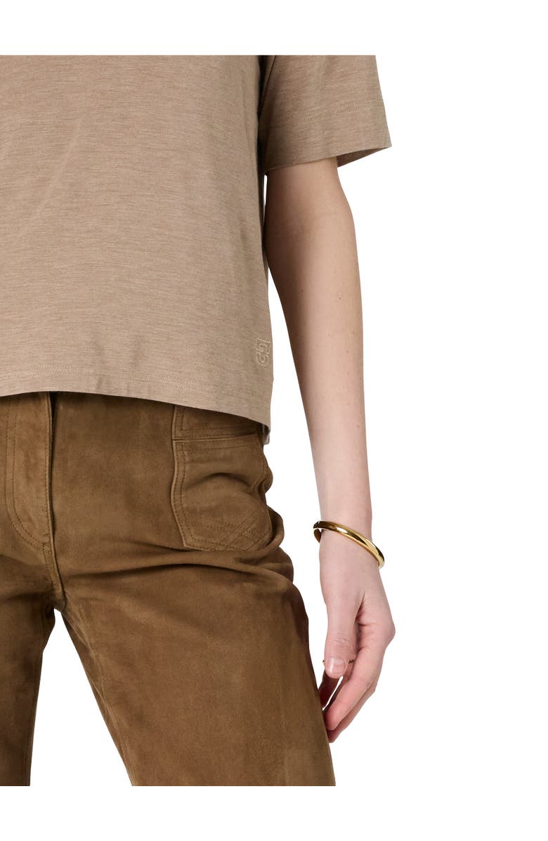 GERARD DAREL Malvine V-Neck T-Shirt, Alternate, color, Caramel