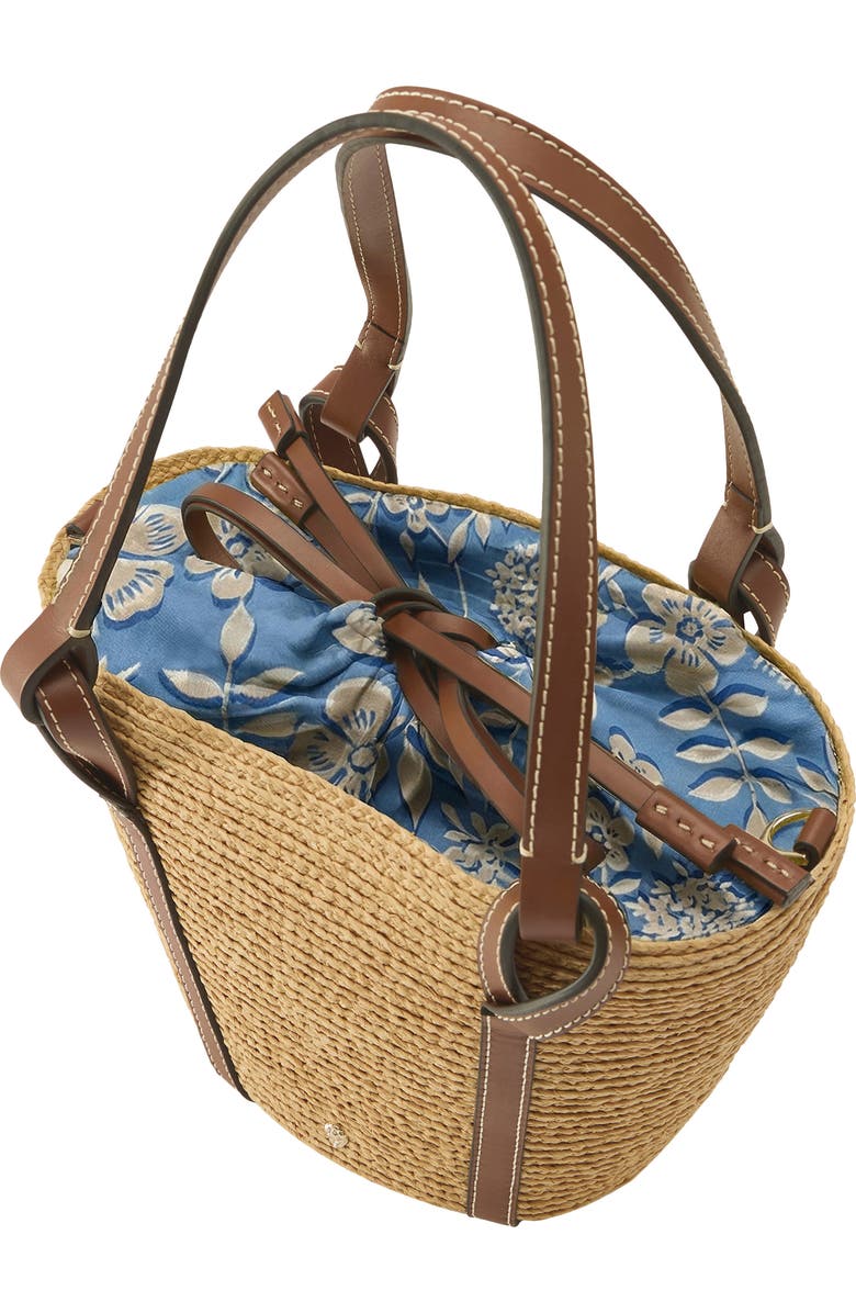 Helen Kaminski Bisou Raffia Bucket Bag, Alternate, color,