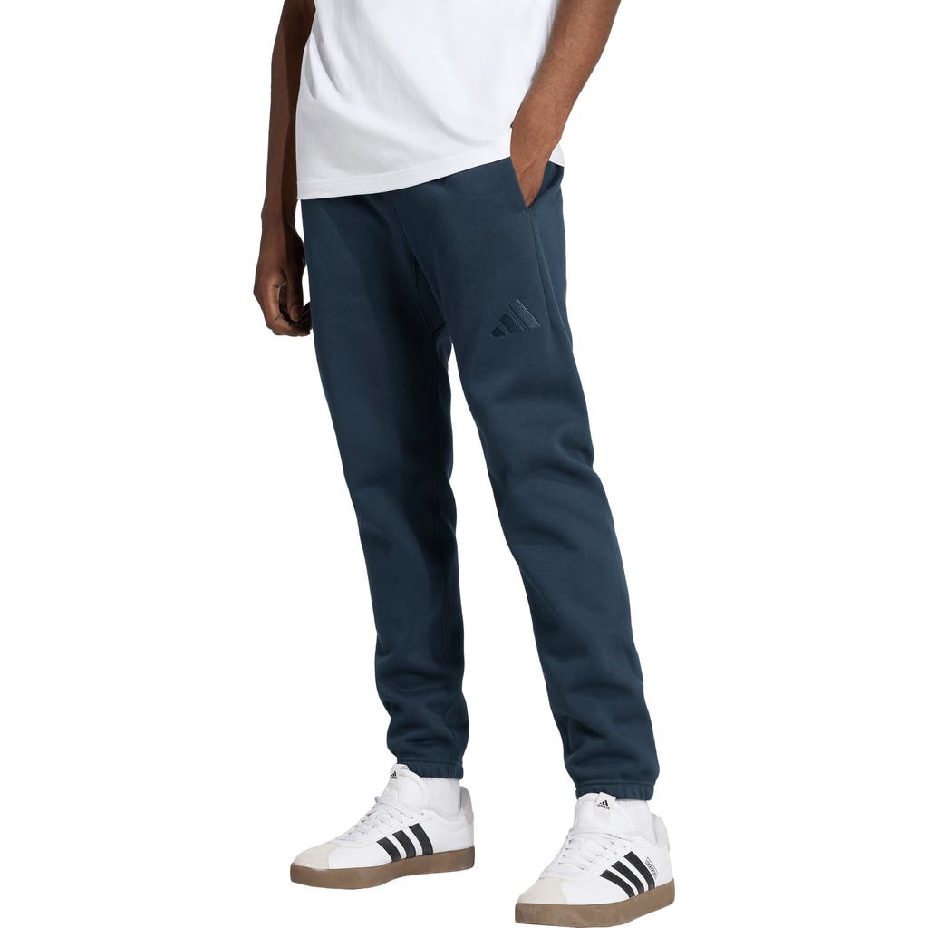 Adidas Originals Adidas Adicolor Szn Fleece Jogger Sweatpants In Aurora Ink