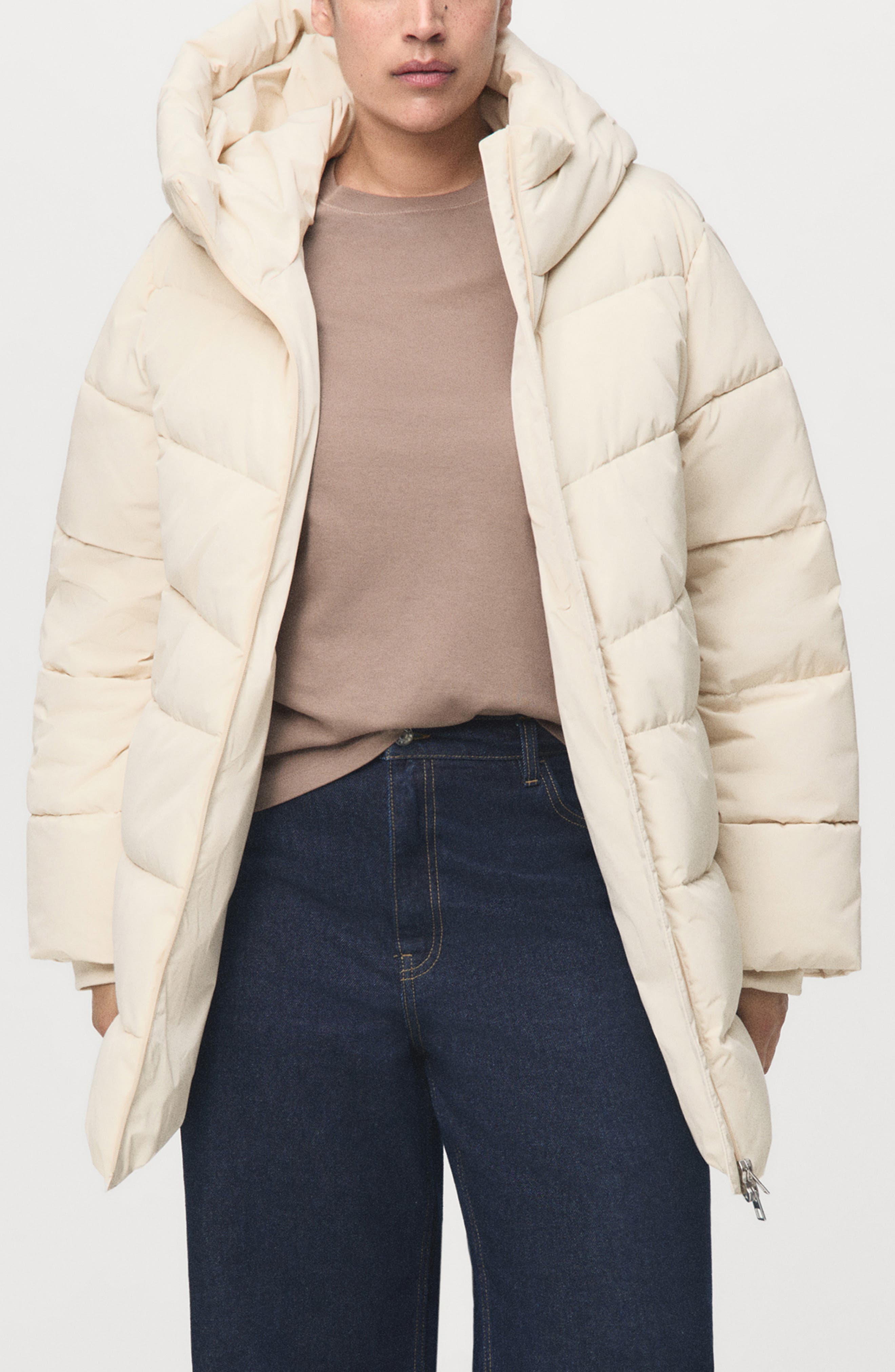 Water Repellent Hooded Puffer Coat - image 3