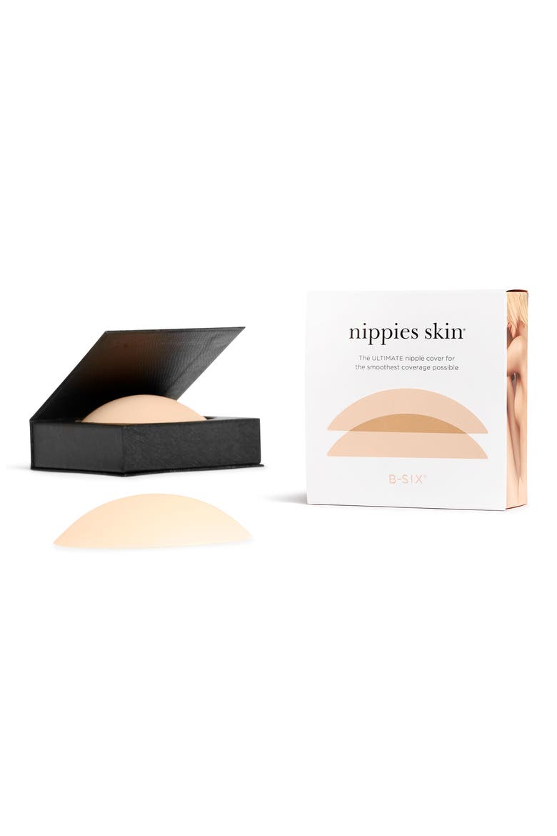 by Bristols Six Skin Reusable Adhesive Nipple Covers, Alternate, color, Creme